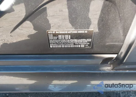 2020 BMW 3 Series M340I from USA, damaged, VIN WBA5U7C03LFH34499